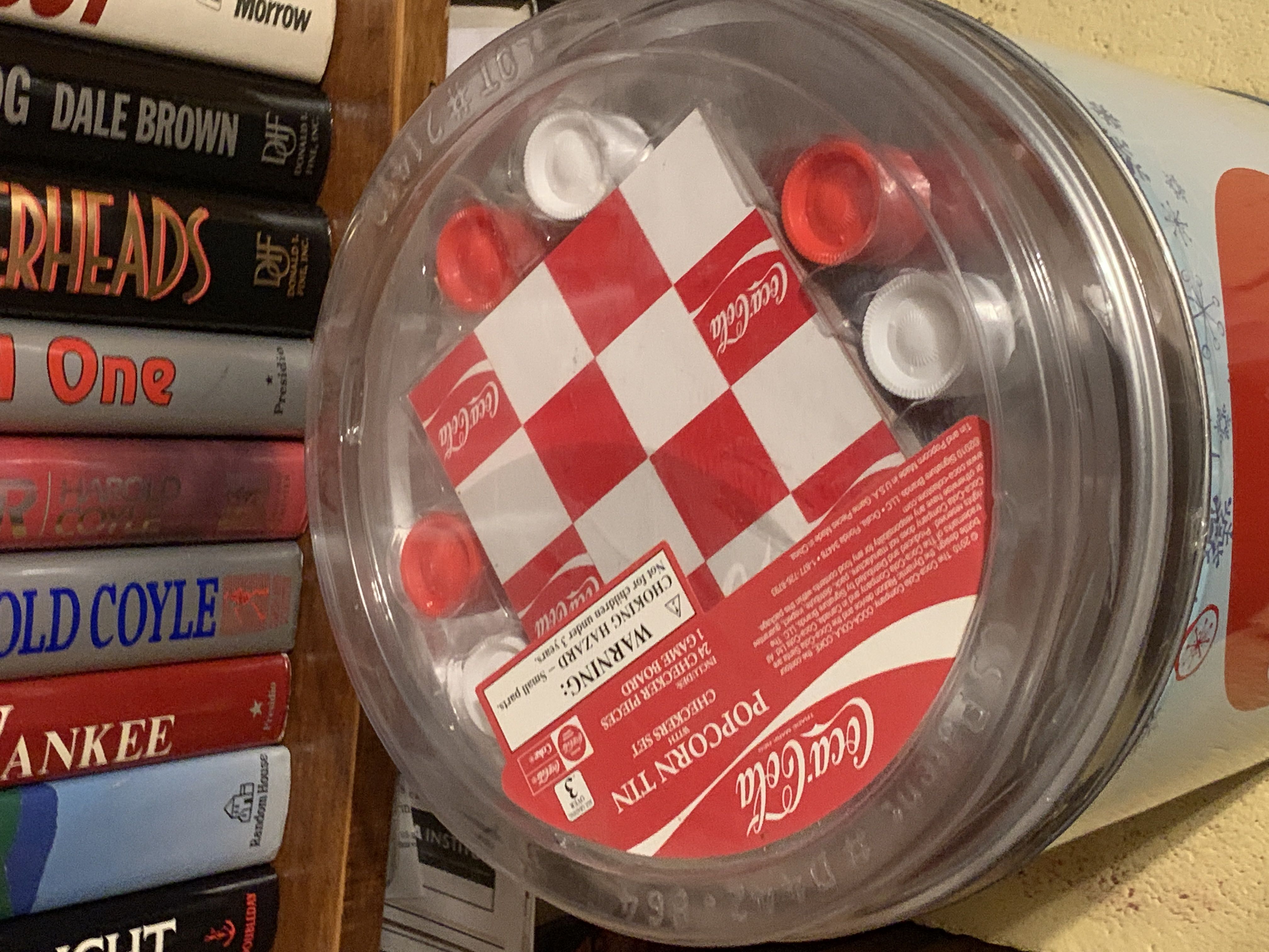 Coca Cola Large Popcorn Can  art collectible - Main Image 2