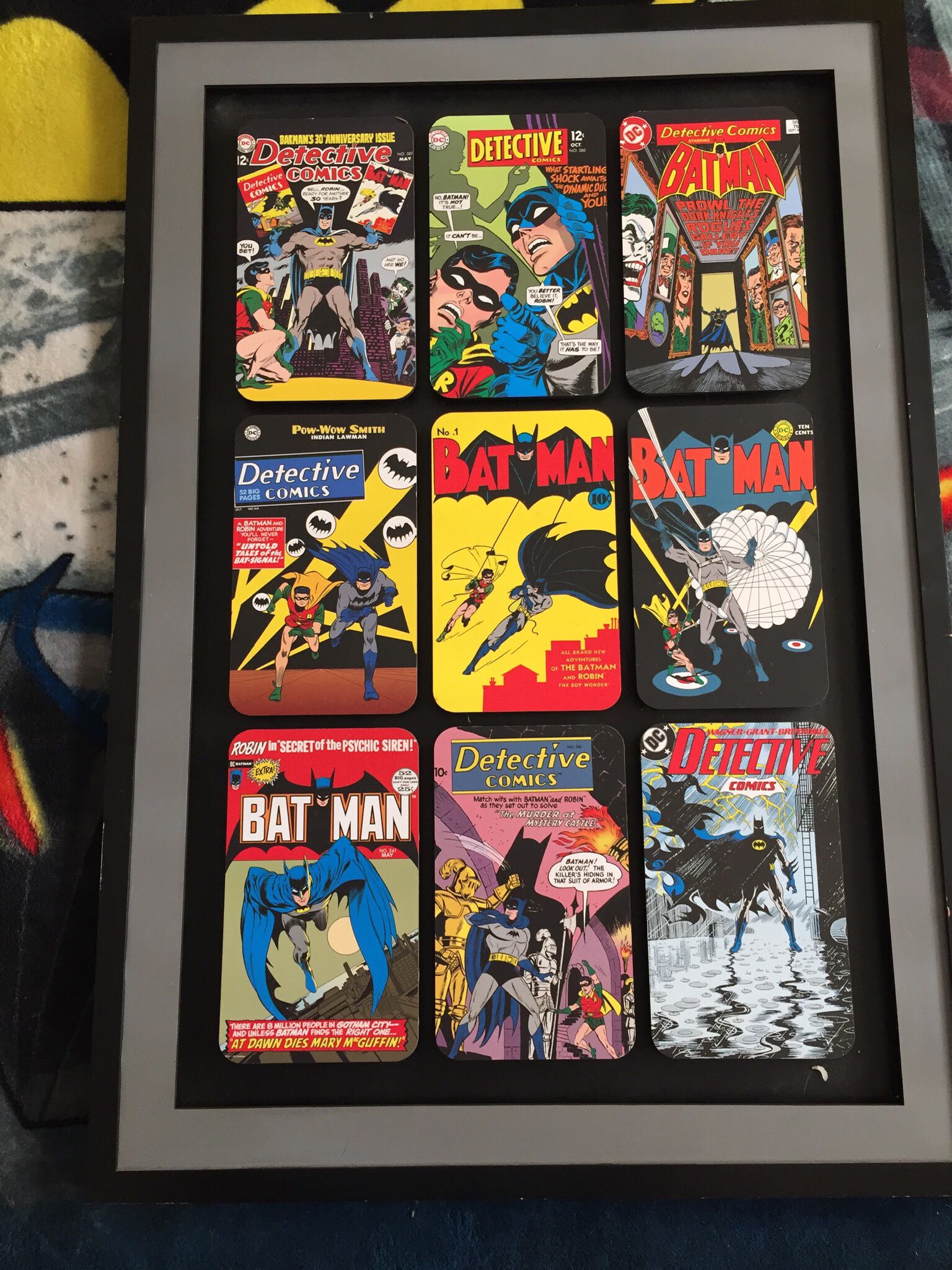 Batman Covers Wooden 3D Poster  art collectible - Main Image 2