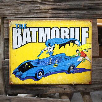 Batmobile Tin Sign  art collectible - Main Image 3