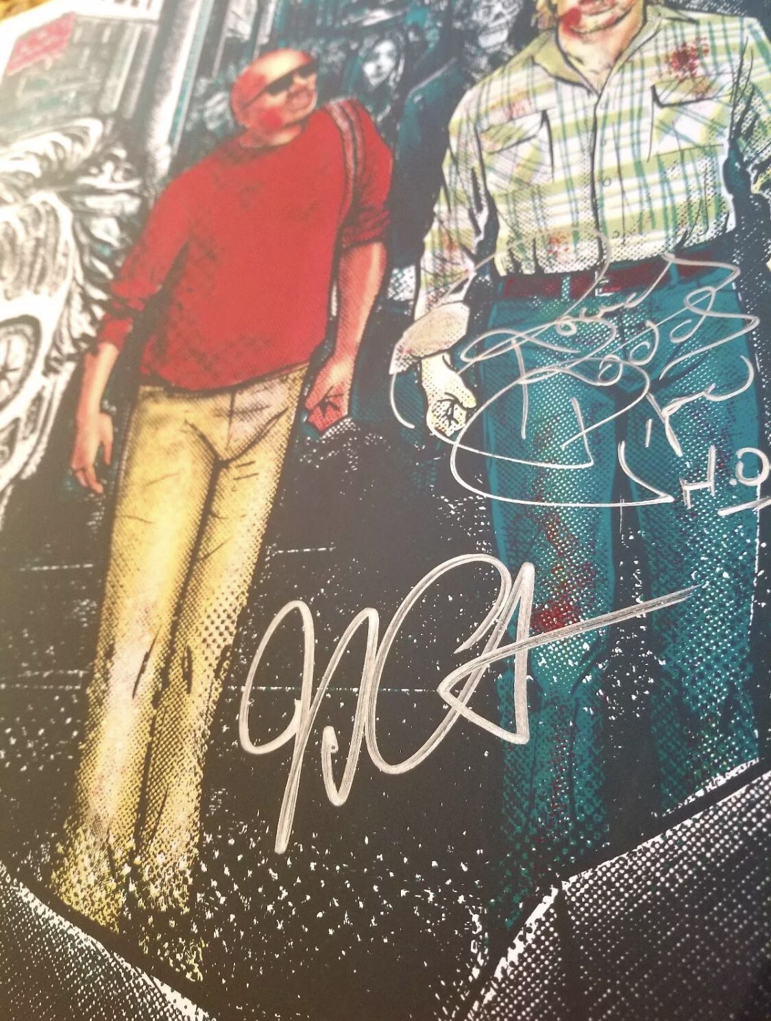 They Live Event Poster Signed by Artist, Roddy Piper & John Carpenter #13/100 - David Berns art collectible - Main Image 4