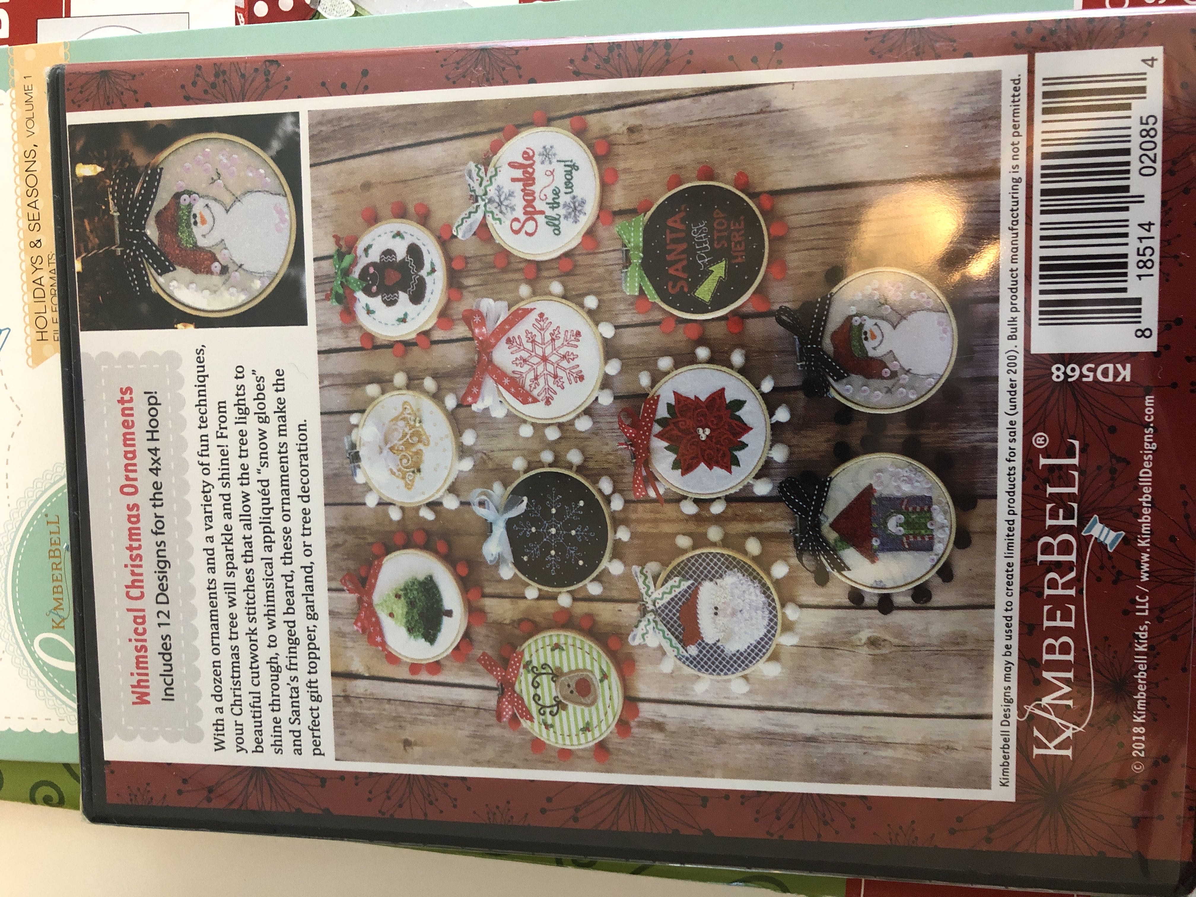 Whimsical Christmas Ornaments - Kimberbell art collectible [Barcode 818514020854] - Main Image 2