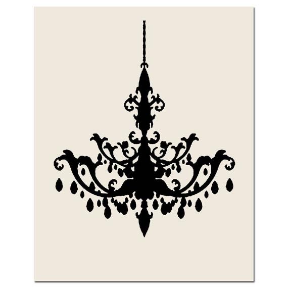 Chandelier Print  art collectible - Main Image 1