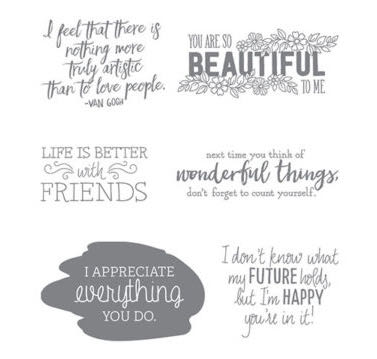 Just Add Text - Stampin’ Up! art collectible [Barcode 143934] - Main Image 1