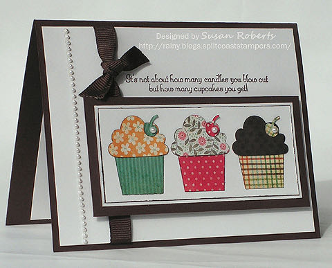Cup Cake Party - Stampin’ Up! art collectible - Main Image 3