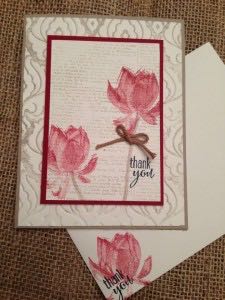 Lotus Blossom - Stampin’ Up! art collectible - Main Image 2