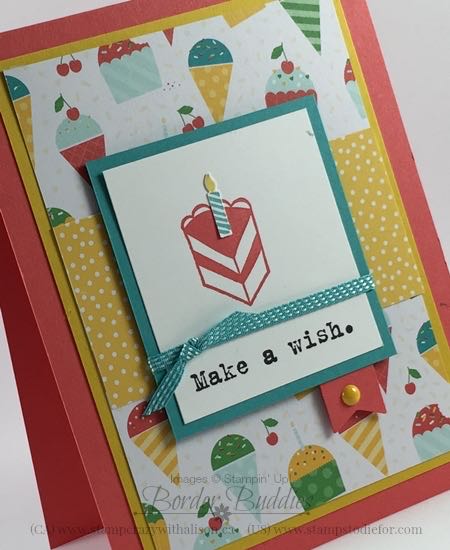 Party With Cake - Stampin’ Up! art collectible - Main Image 3