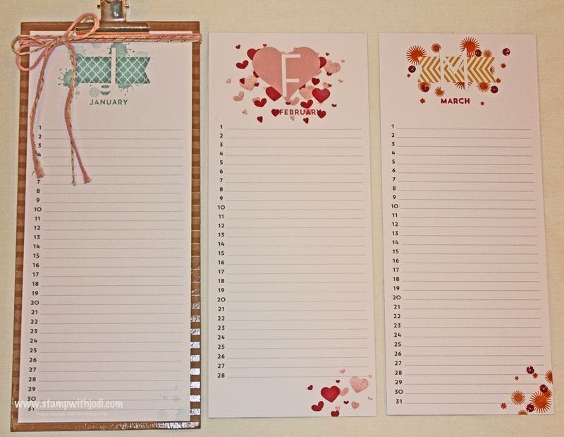 Perpetual Birthday Calendar - Paper Pumpkin art collectible - Main Image 3