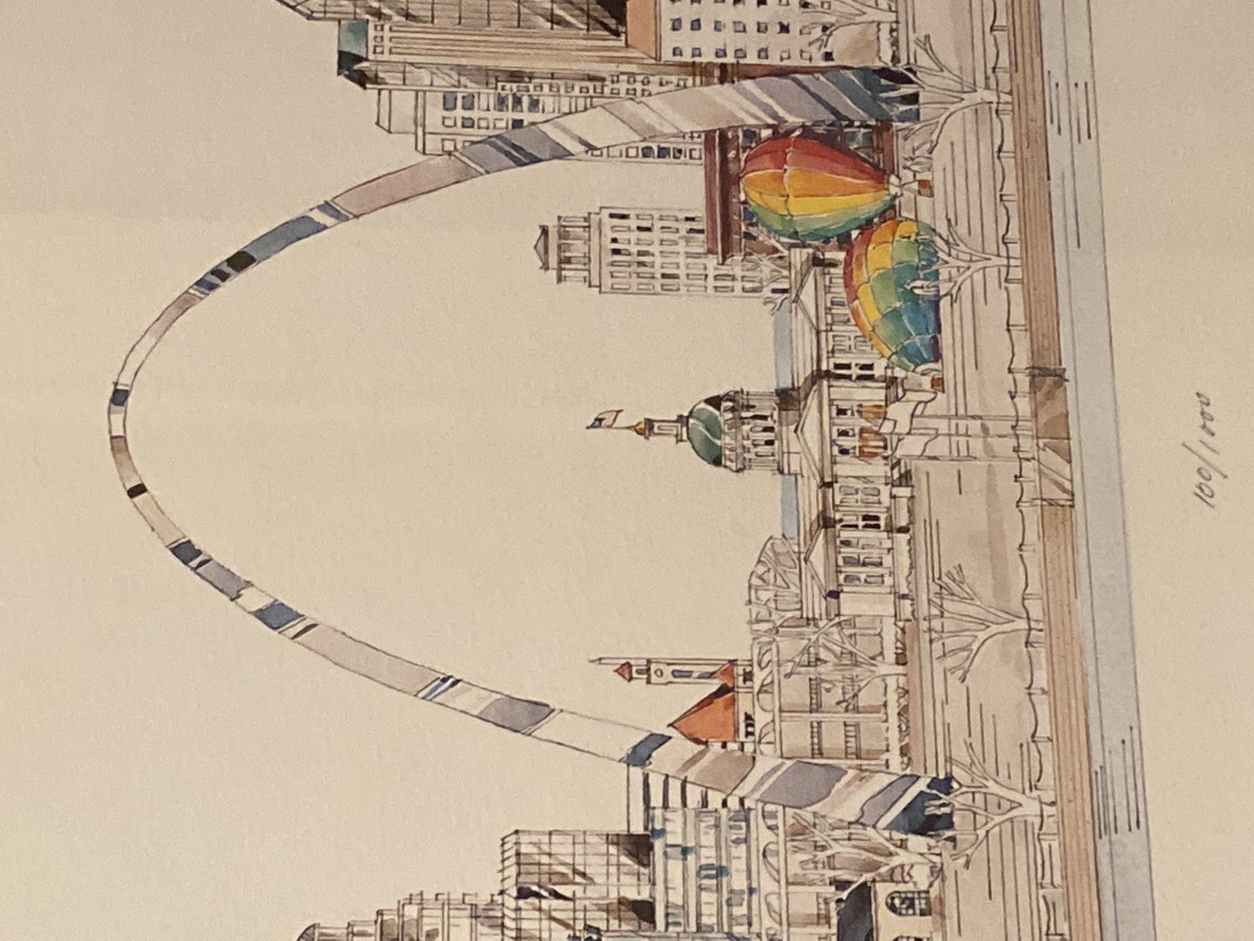 The City Of Saint Louis - John Pils art collectible - Main Image 2