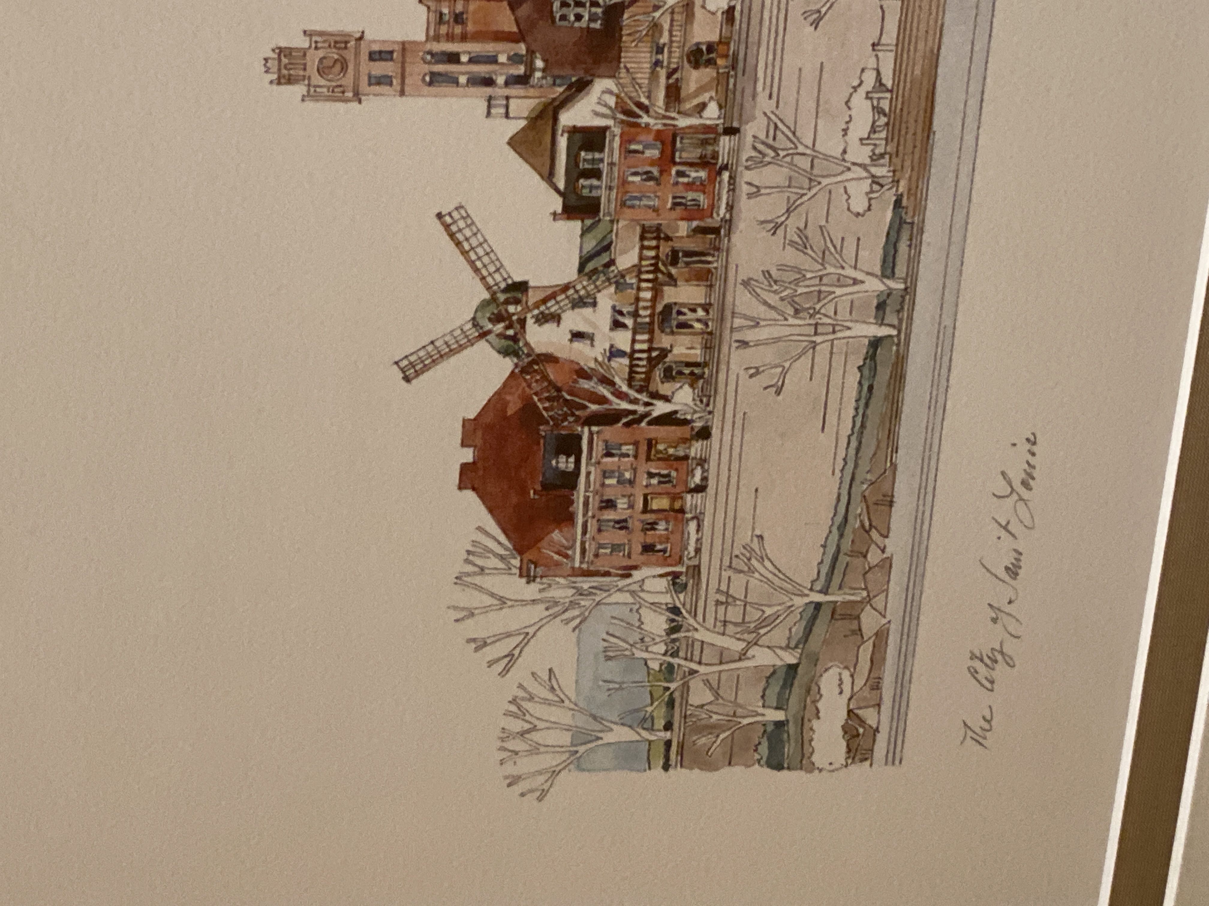 The City Of Saint Louis - John Pils art collectible - Main Image 3