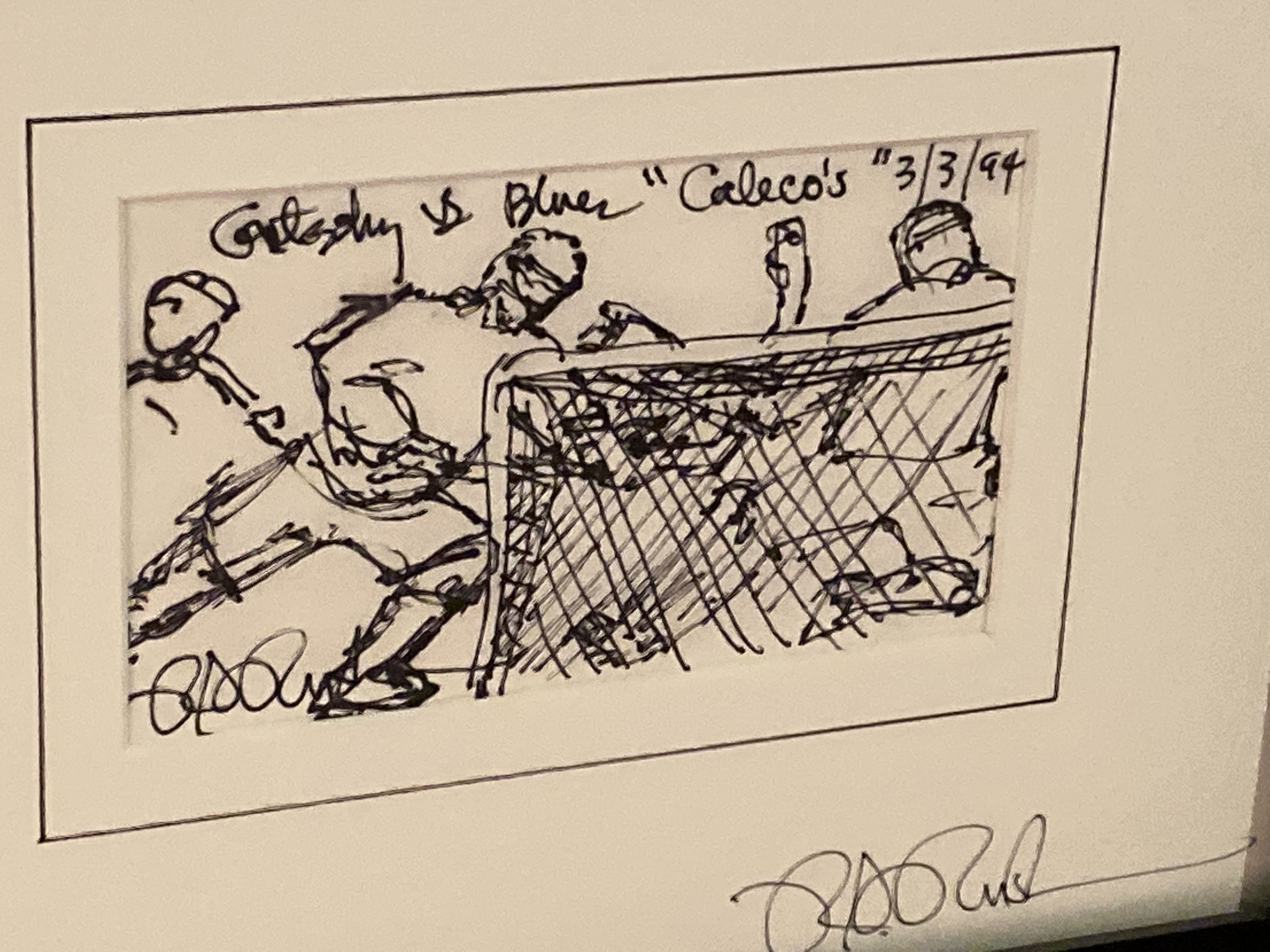 Gretzky Vs Blues - Rick Rush art collectible - Main Image 3