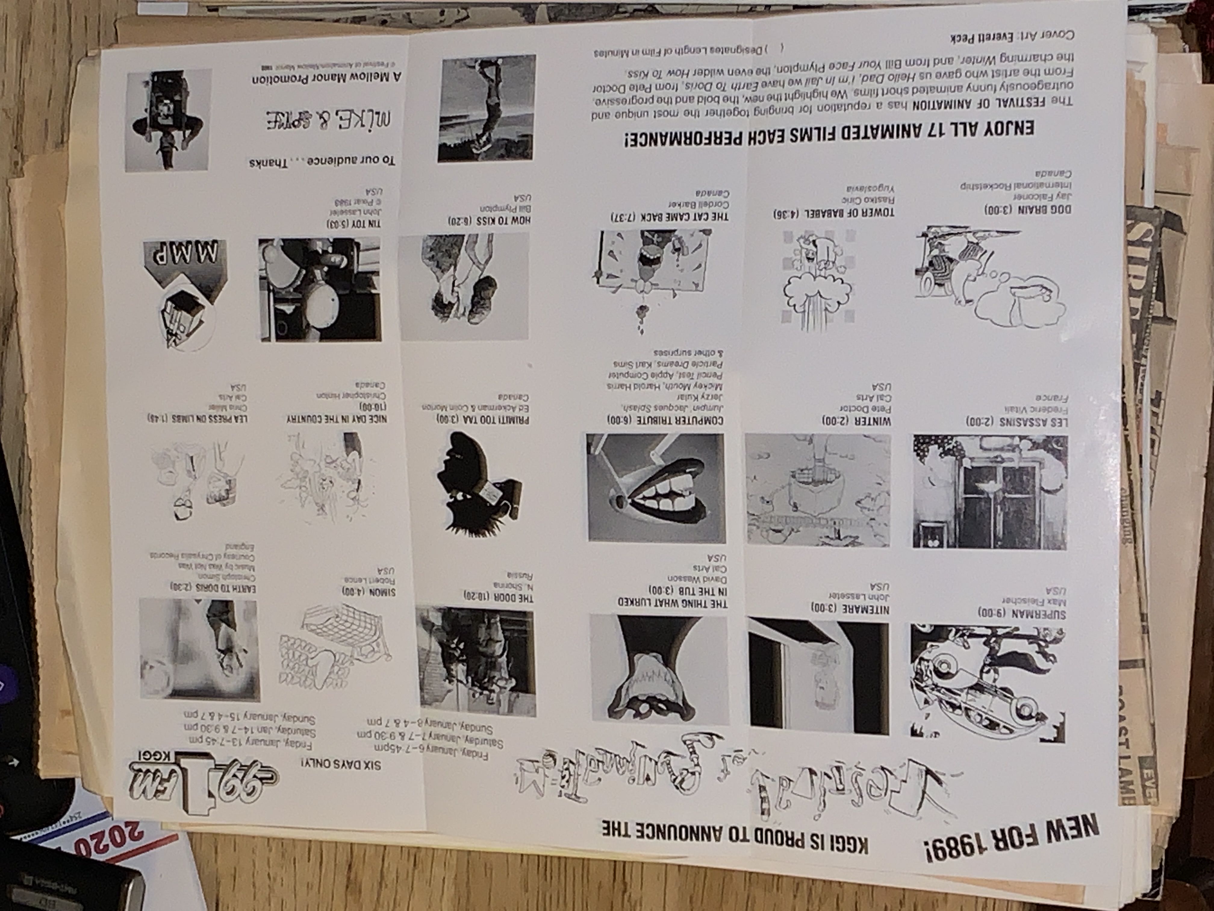 Festival Of Animation Program  art collectible - Main Image 2