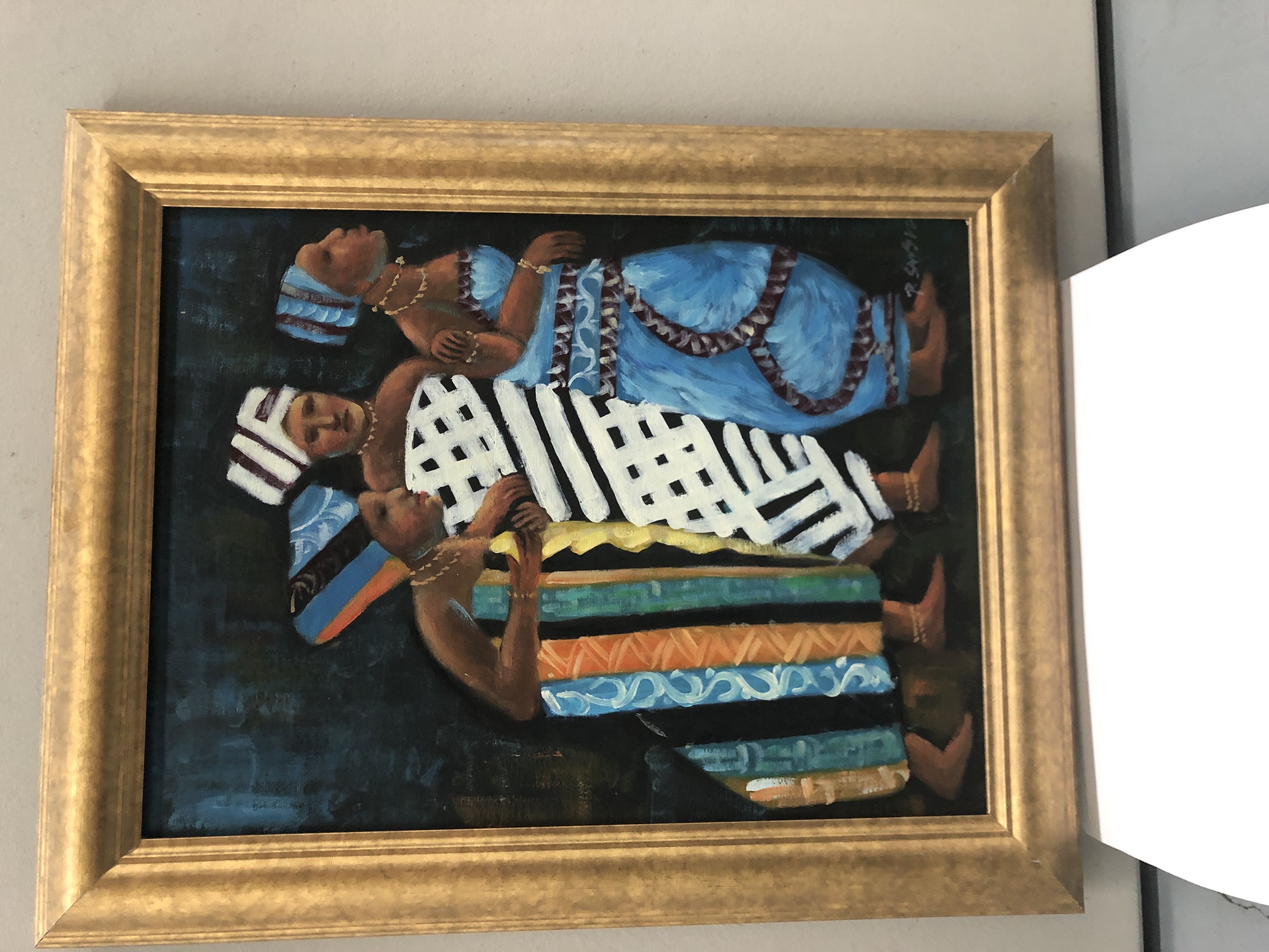 Portrait Of Mom and Art