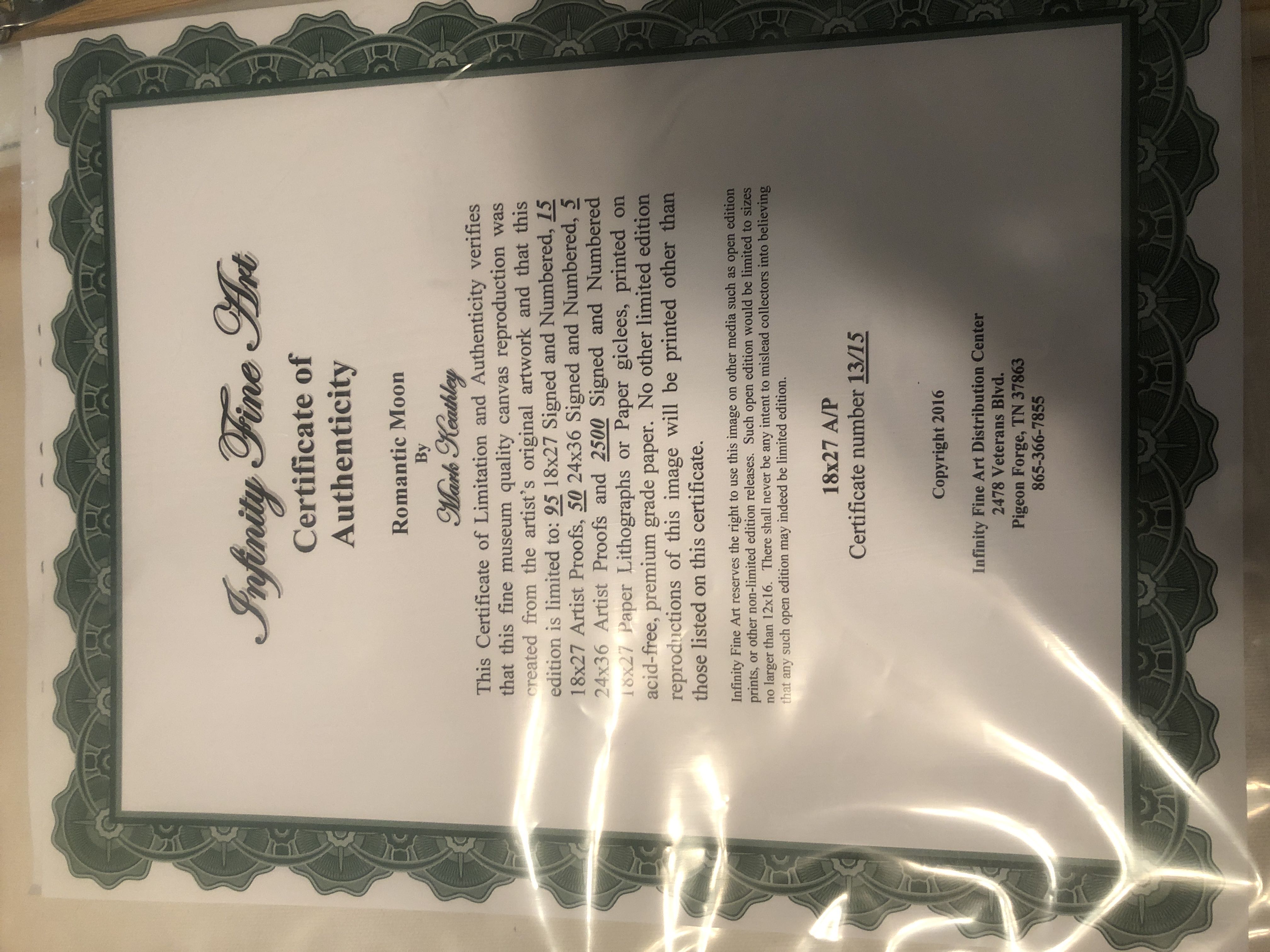 Romantic Moon - Mark Keathley art collectible - Main Image 4