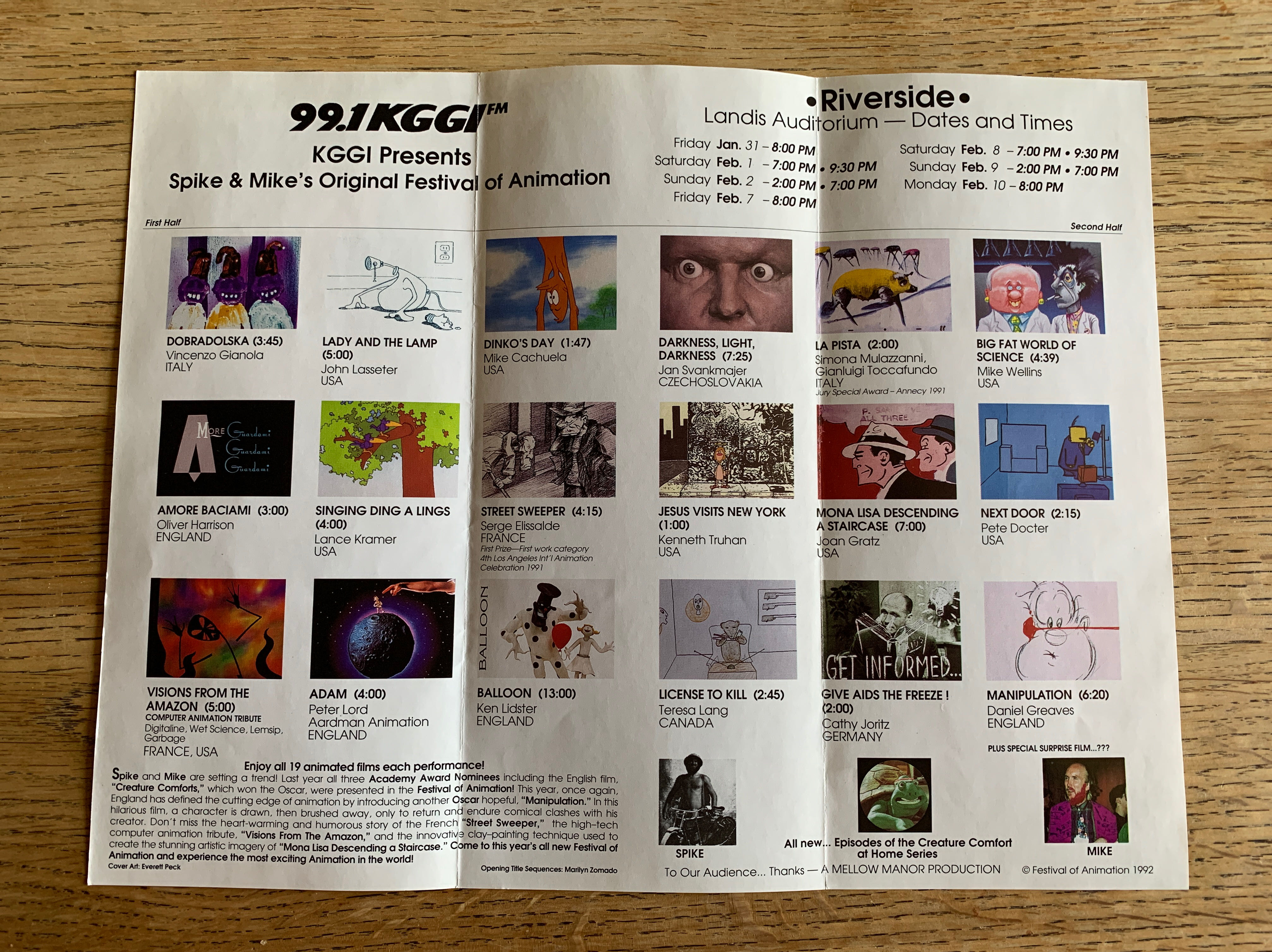 Festival Of Animation - Spike & Mike art collectible - Main Image 2