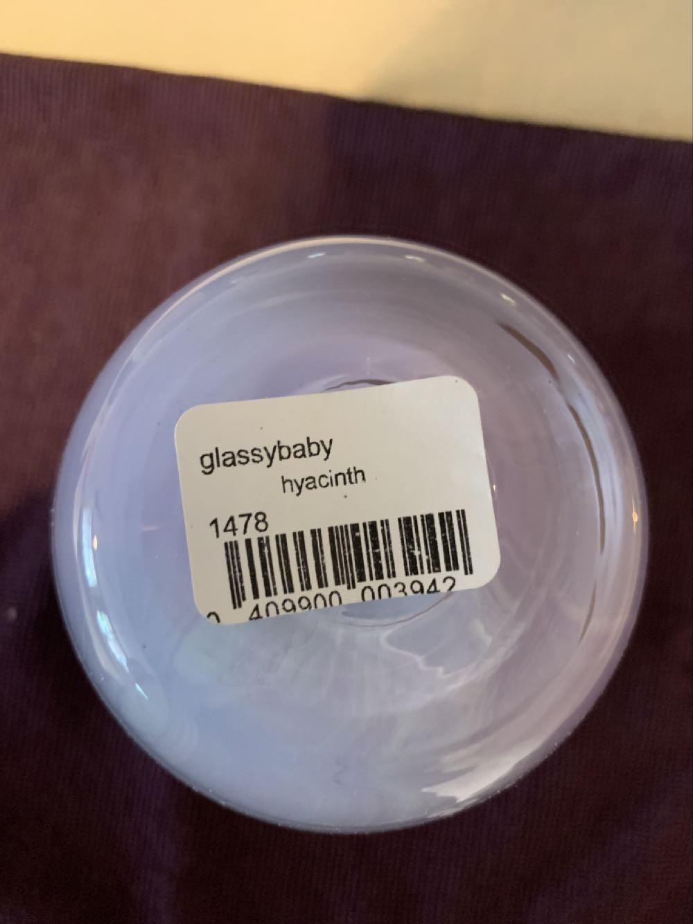 Hyacinth - Glassybaby art collectible [Barcode 409900003942] - Main Image 4