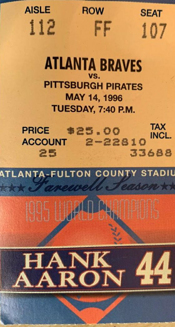 Atlanta Braves Vs Pittsburgh Pirates - Serie Mundial De Beisbol 1996 art collectible - Main Image 1