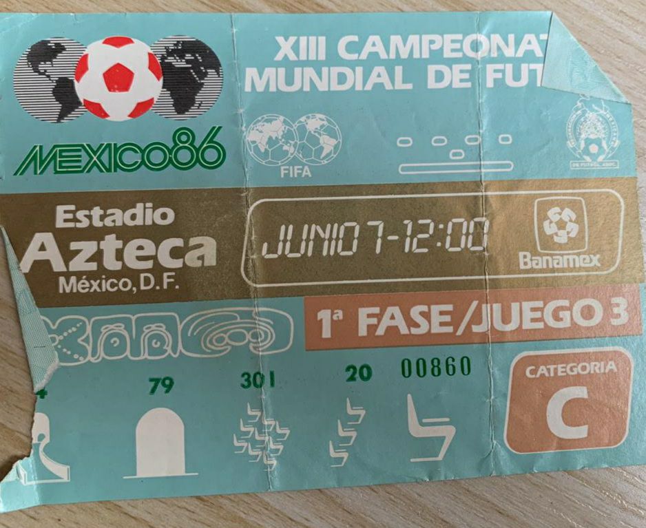 México Vs Paraguay - World Cup México 86 art collectible - Main Image 2