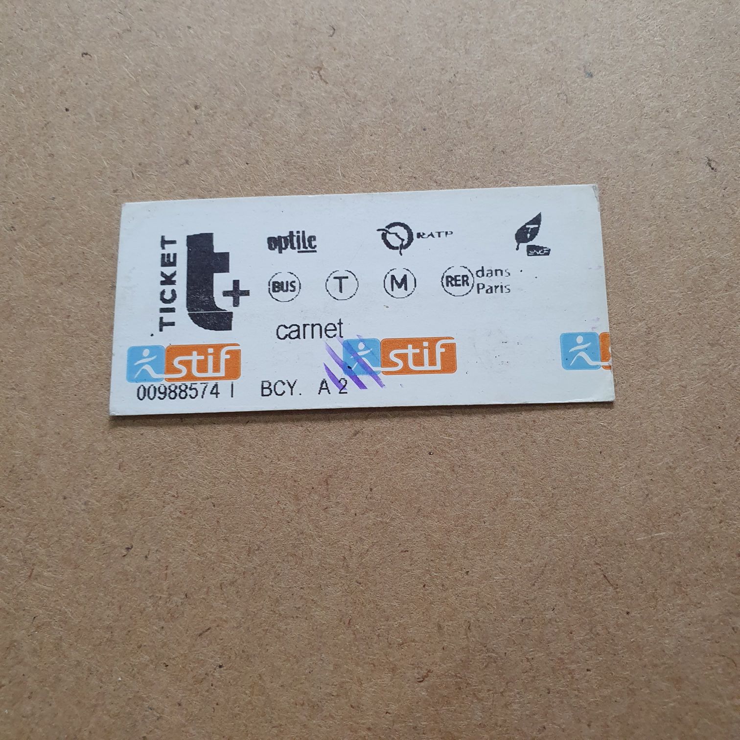 Boleto Metro España - Metro art collectible - Main Image 2