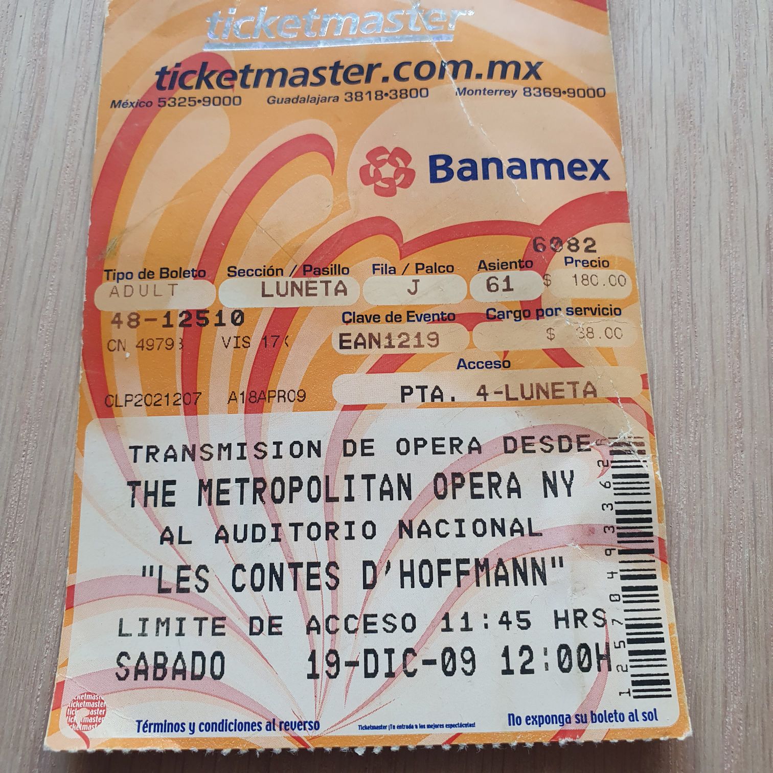 Transmisión De Opera Desde The Metropolitan Opera NY - Les Contes D Hoffmann art collectible - Main Image 2