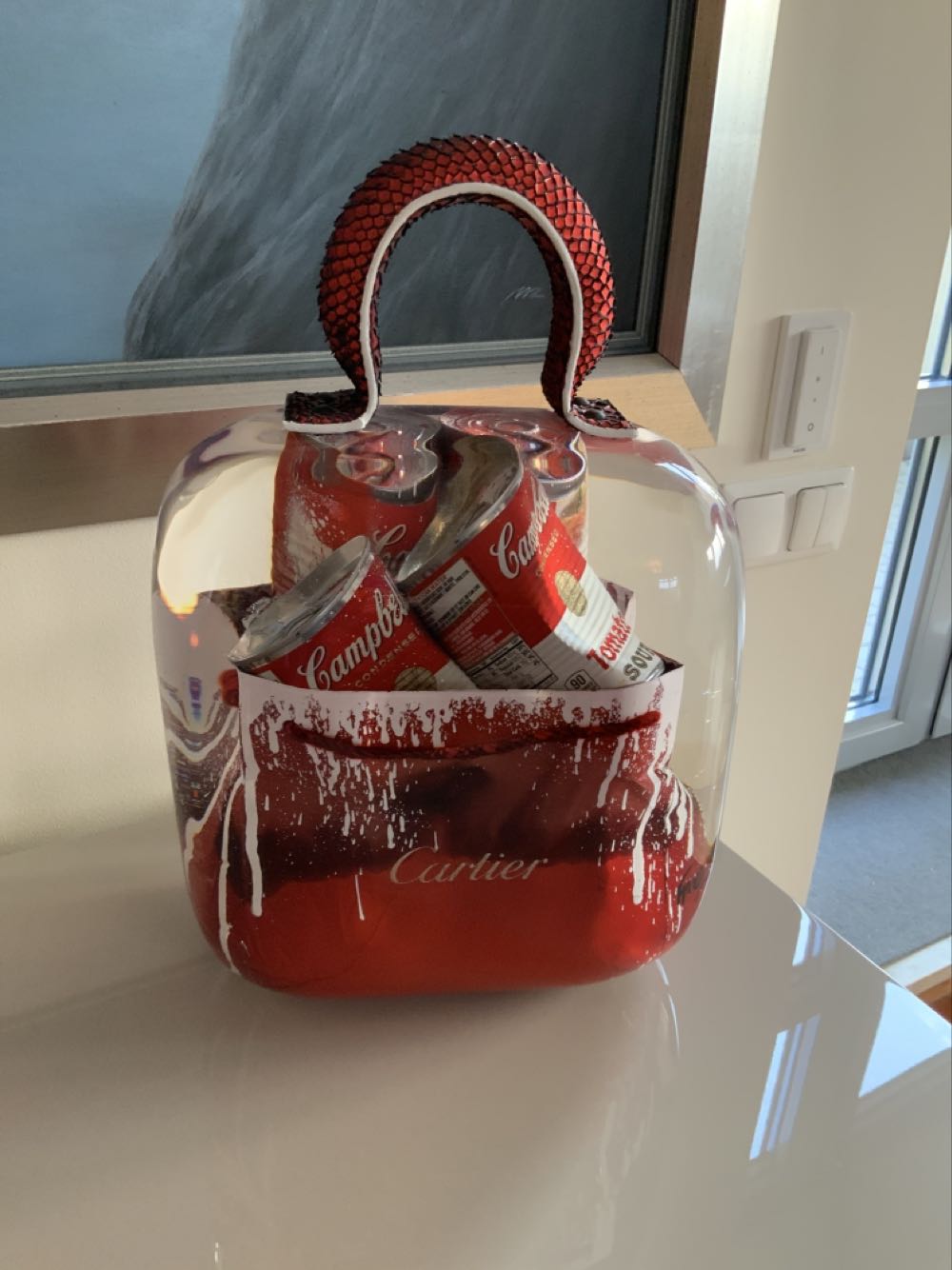 Paper Bag Cartier Art Story - Fred Allard art collectible - Main Image 2