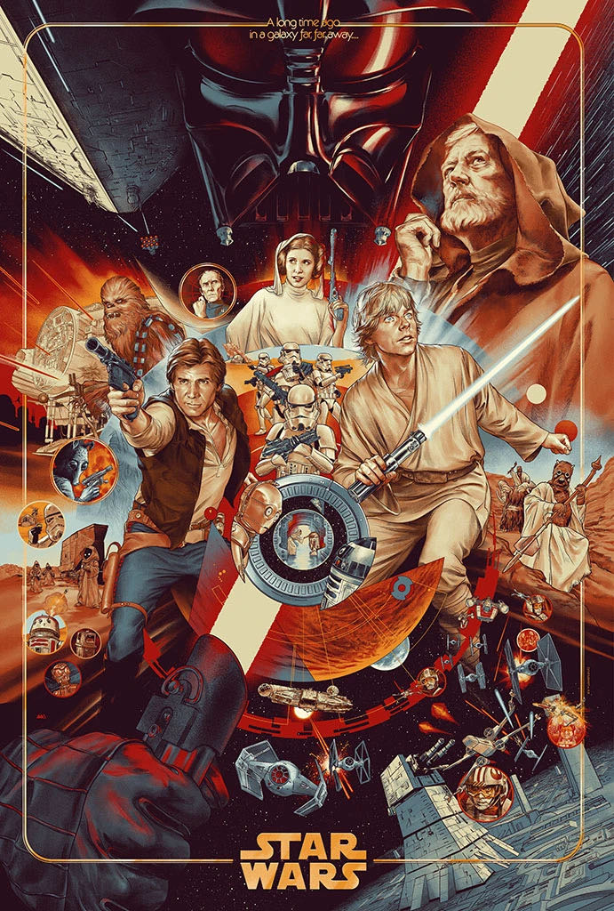 Mondo The Ways Of The Force - Martin Ansin art collectible - Main Image 1