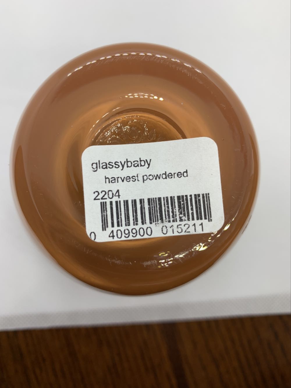 Harvest Pumpkin - Glassybaby art collectible [Barcode 409900015211] - Main Image 4