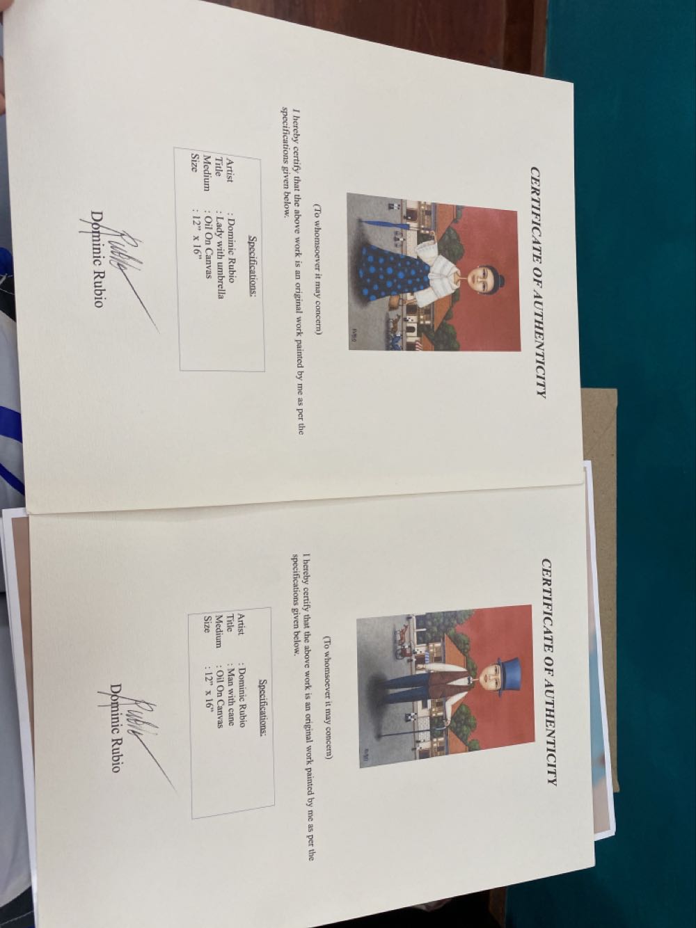 Mr and Mrs - Dominic Rubio art collectible - Main Image 4