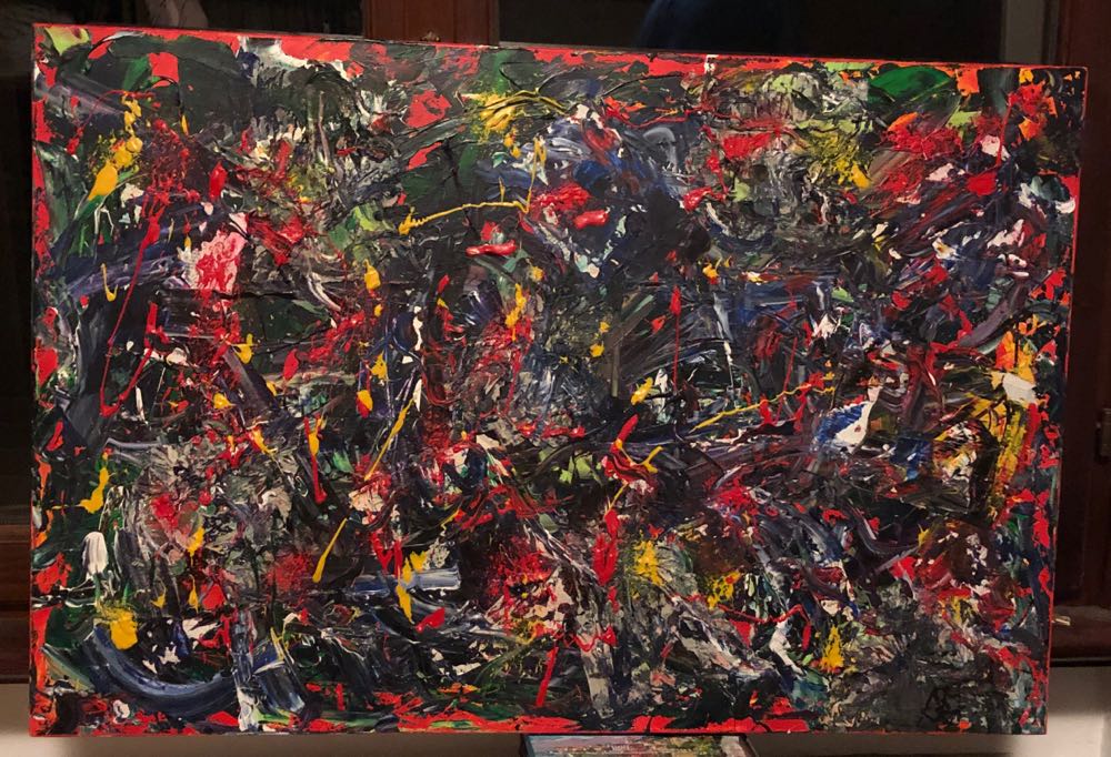 Coasters - Gold, Burgundy, And Lime