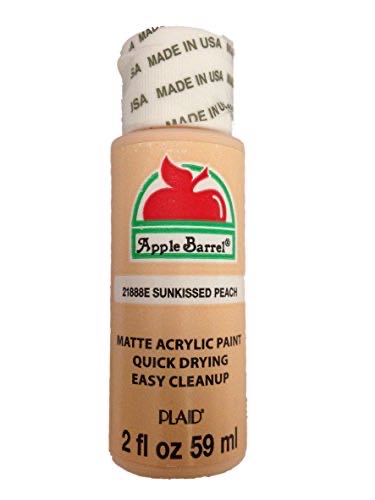 Apple Barrel Acrylic Paint In Assorted Colors 2 Oz Sunkissed Peach  art collectible [Barcode 028995218880] - Main Image 1