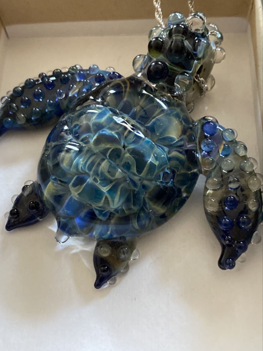 Blue Turtle - Katherman glass art collectible - Main Image 3