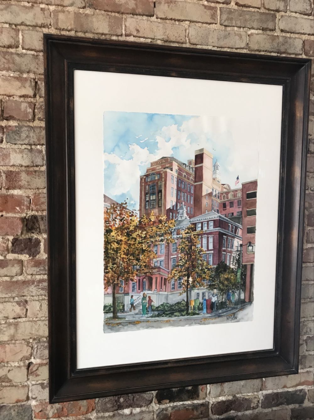 UAB Medical Center Past - Warren Mullins art collectible - Main Image 1