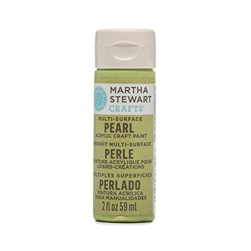 Martha Stewart Pearl Craft Paint: Scallion 2 Oz  art collectible [Barcode 028995068812] - Main Image 1