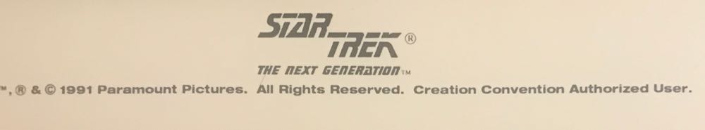 Star Trek Jean Luc Picard & Guinan  art collectible - Main Image 2