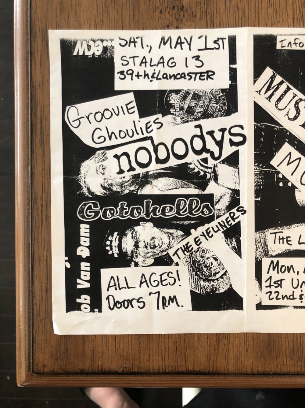 Punk & Ska 1999 Double Show Flyer  art collectible - Main Image 2