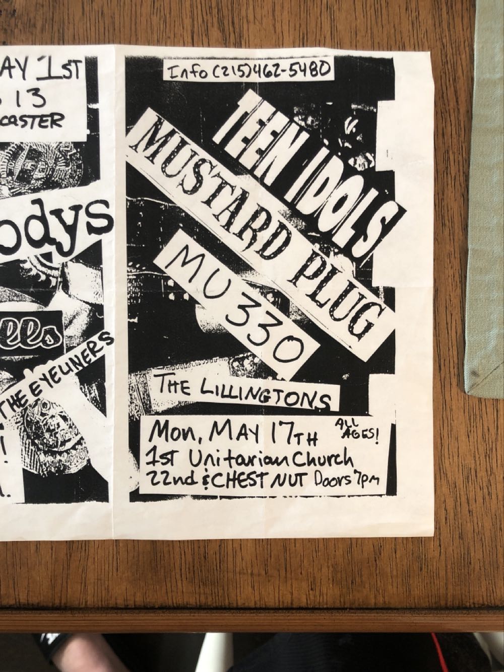 Punk & Ska 1999 Double Show Flyer  art collectible - Main Image 3