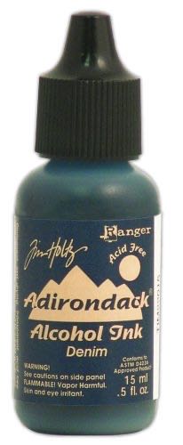Ranger 1 2-ounce Adirondack Alcohol Ink Singles Denim  art collectible [Barcode 789541022015] - Main Image 1