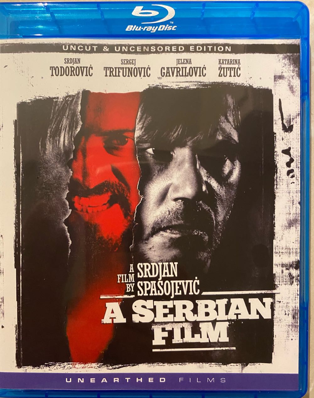 A Serbian Fim Blu Ray Unearthed Films Uncut And Uncensored Hard To Find Uncut  art collectible [Barcode 760137436386] - Main Image 2