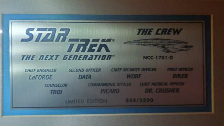 Star Trek : The Next Generation - The Crew  art collectible - Main Image 2