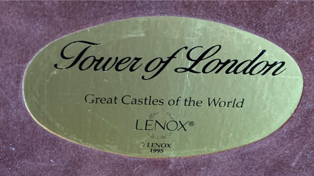 Tower Of London - Lenox art collectible - Main Image 3