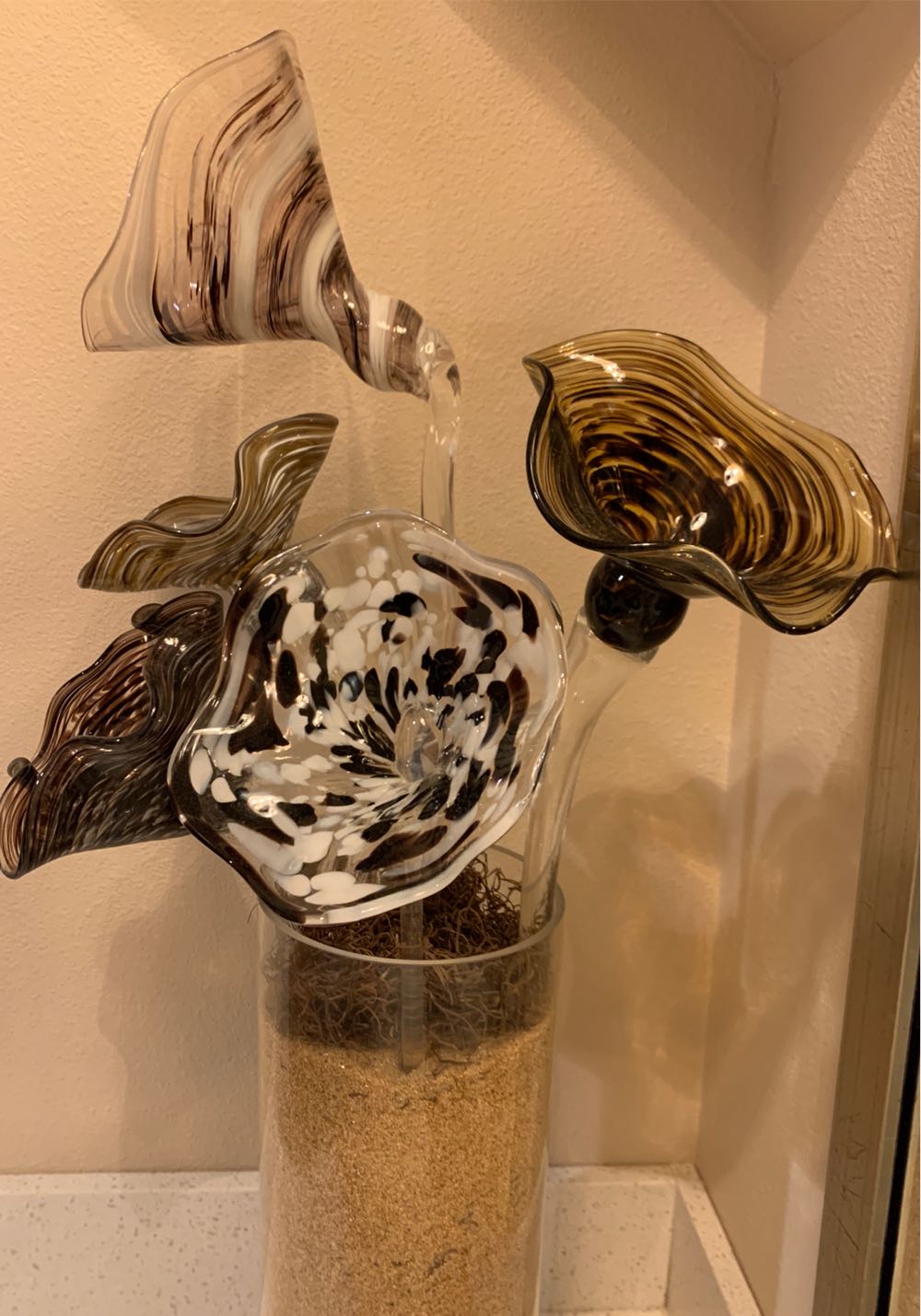 Blown Glass Flowers - Rainier Glass - Seattle art collectible - Main Image 3