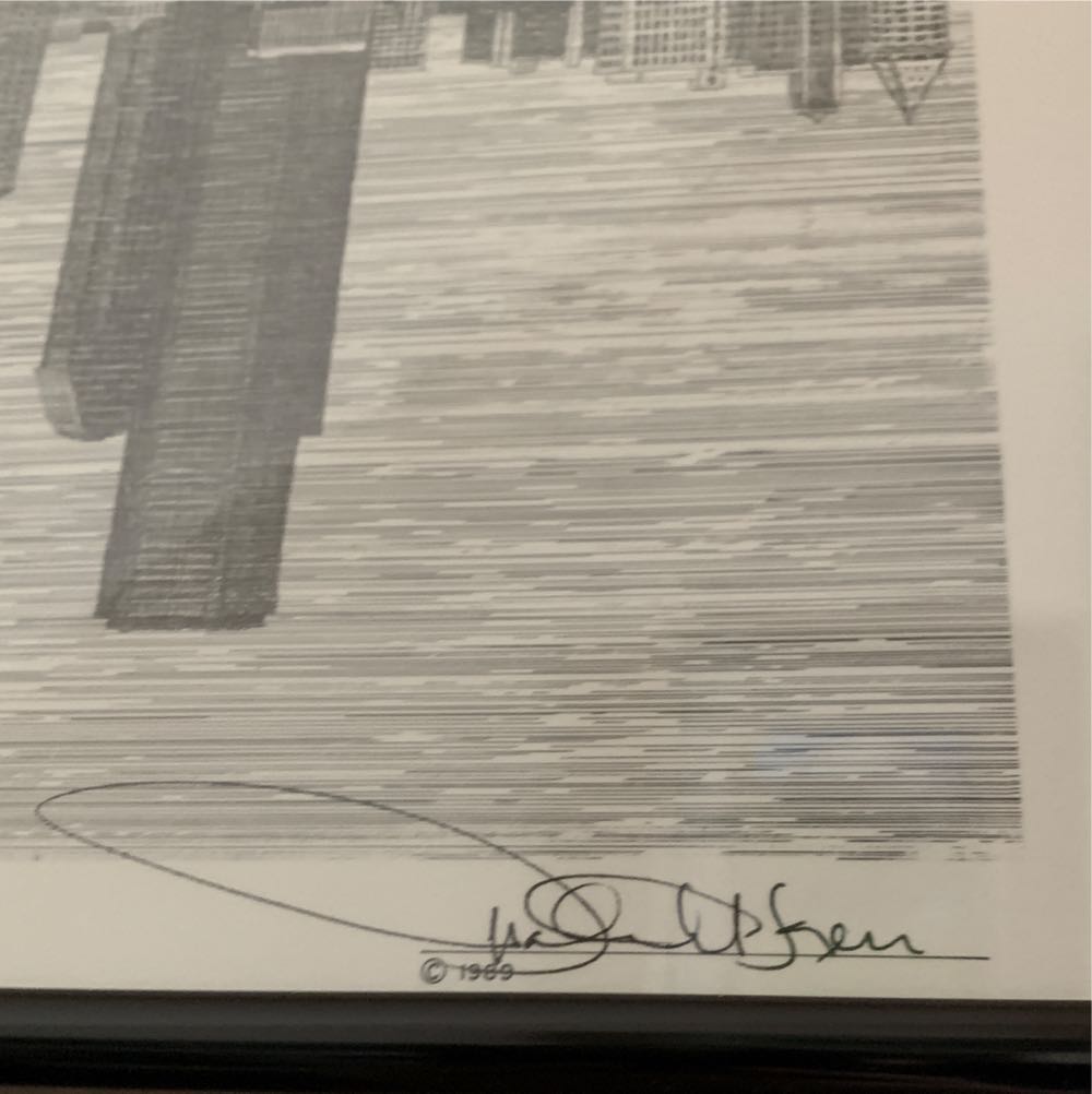 Ink Architectural - Seattle Waterfront  - Patrick T. Kerr art collectible - Main Image 3