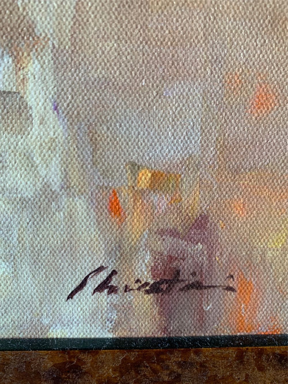 Umbrella Couple  art collectible - Main Image 2