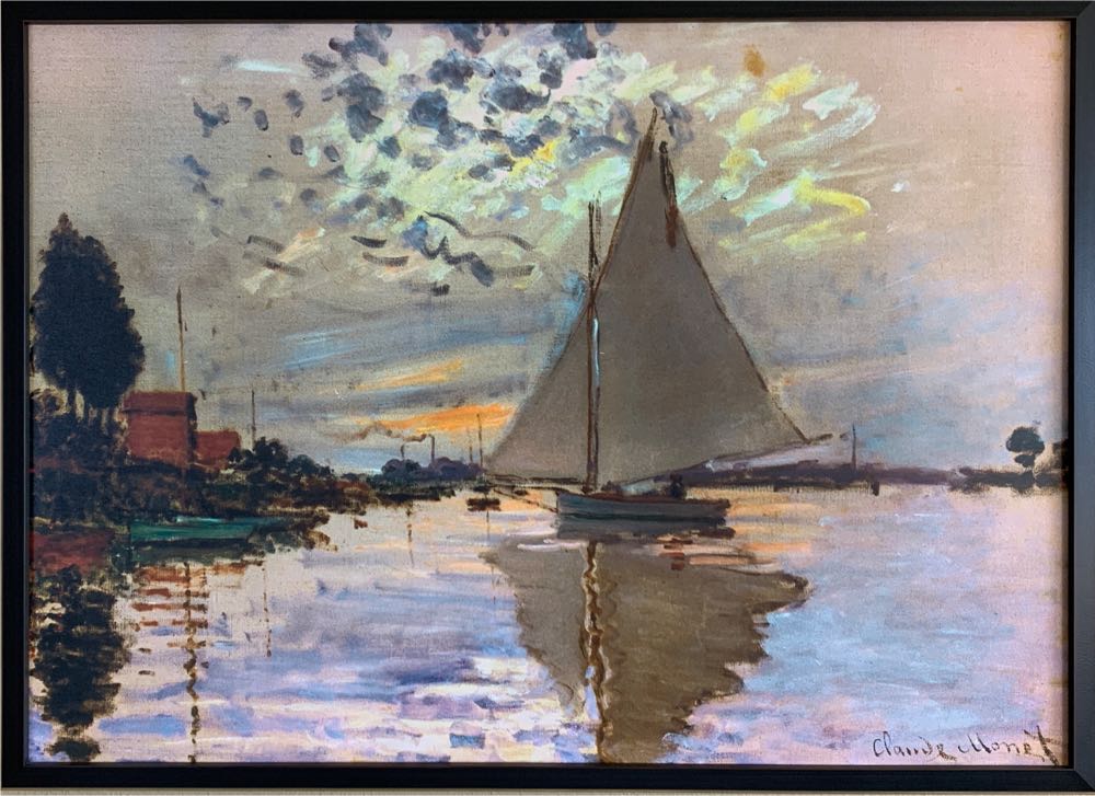Sailboat - Claude Monet art collectible - Main Image 1
