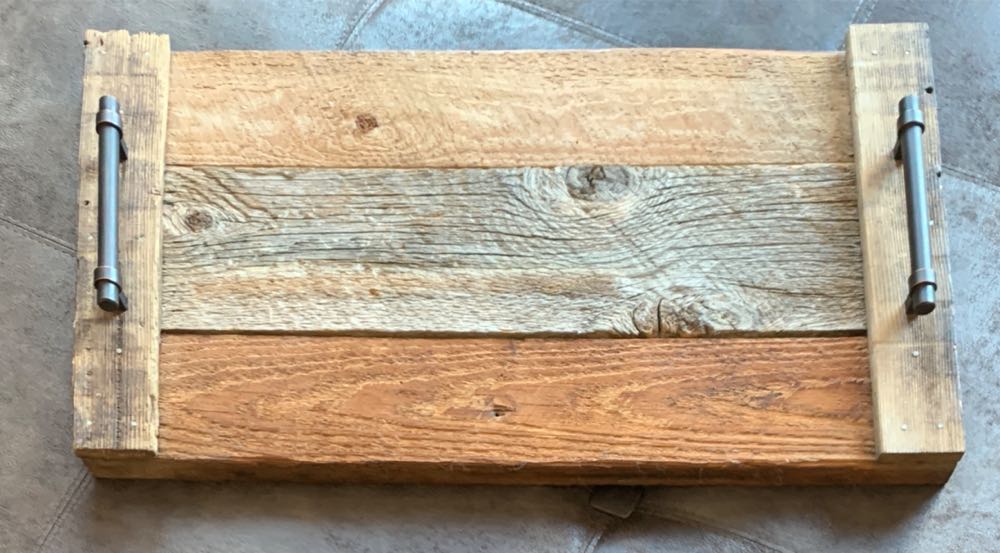 Wooden Waterwheel Tray - Todd Miner art collectible - Main Image 2