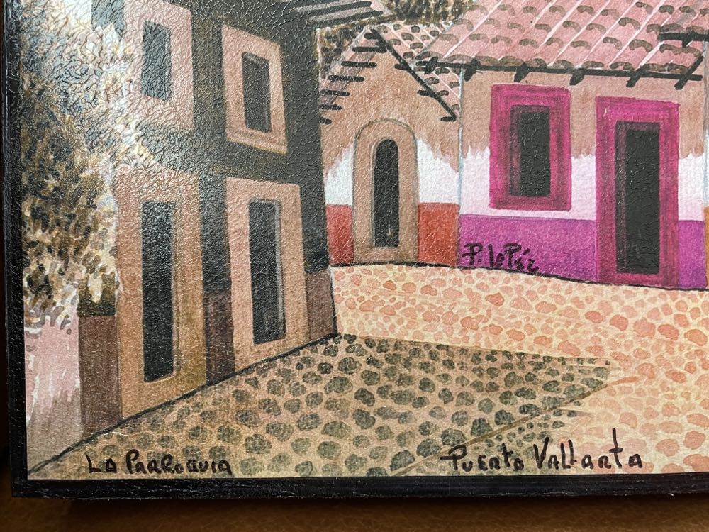 La Parroquia (The Parrish) Puerto Vallarta - P. Lopez art collectible - Main Image 2