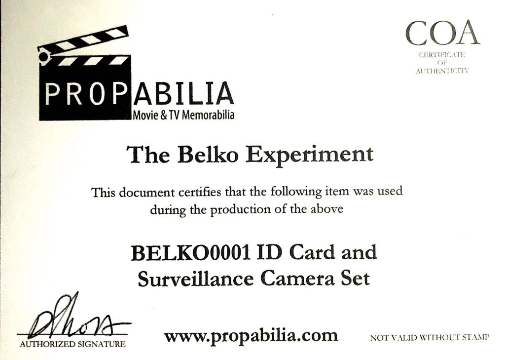 The Belko Experiment - Prop surveillance Cameras - Unknown art collectible - Main Image 2