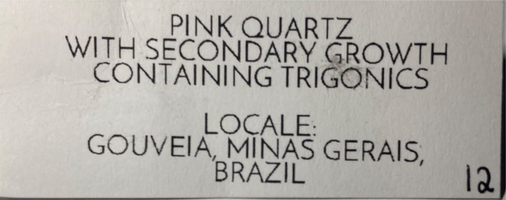 Pink Quartz with Trigonics - The Traveling Gems art collectible - Main Image 3