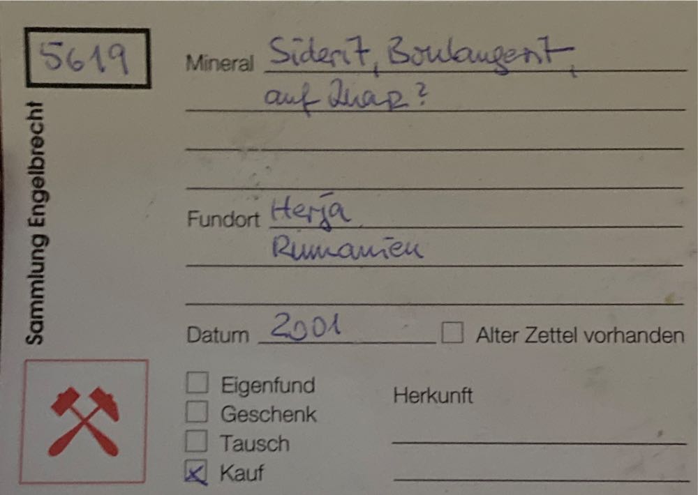 Siderite and Boulangerite - The Traveling Gems art collectible - Main Image 2