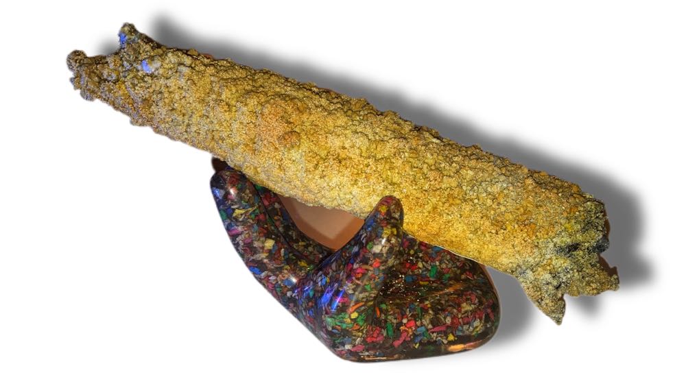 Siderite and Boulangerite - The Traveling Gems art collectible - Main Image 3