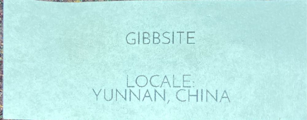 Gibbsite - The Traveling Gems art collectible - Main Image 3